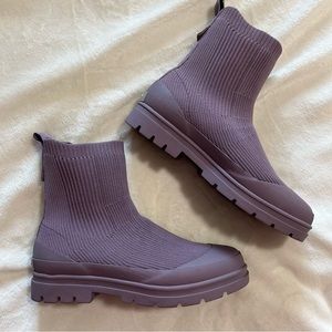 EVERLANE Purple ‘Utility Boot’ ReKnit